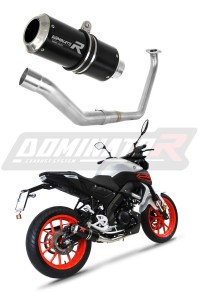 Yamaha MT 125 2020 Full system Išmetimo kolektorius Duslintuvas GP BLACK + dB killer medium
