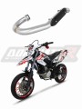 Yamaha WR 125 X  Exhaust Header Head pipe Linkpipe Downpipe  collector manifold 2009-2014 dominator x