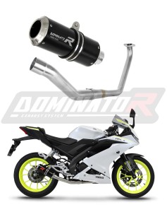 Yamaha YZF R125 2019 - 2020 Pilna sistema Kolektorius išmetimas Duslintuvas GP BLACK + dB killer medium