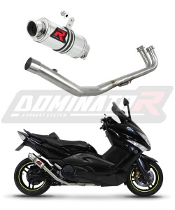 Yamaha T-MAX 500 2008 - 2011 Pilna sistema Išmetimo kolektorius Duslintuvas GP1 + dB killer medium