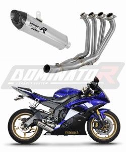 Yamaha YZF R6 2006 - 2016 Pilna sistema Kolektorius išmetimas Duslintuvas HP8 + dB killer medium