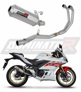 Yamaha YZF-R3 2019 - 2024 pilna išmetimo sistema Kolektorius išmetimas Duslintuvas OV G2 + dB killer medium