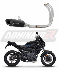 Yamaha MT 07 2021 - 2024 Pilna sistema Išmetimo kolektorius Duslintuvas HP8 BLACK + dB killer