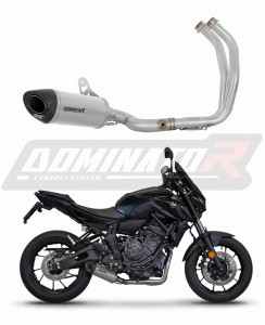 Yamaha MT 07 2021 - 2024 Pilna išmetimo sistema Kolektorius išmetimas Titano duslintuvas HP8 + dB killer