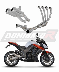 Kawasaki Z1000 2010 - 2013 Full Exhaust System Collector Silencer GPS + dB killer