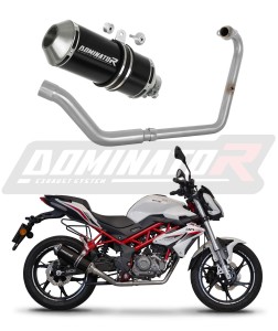 Benelli BN 125 2018 - 2023 Full system kolektorius išmetimas duslintuvas OV G2 BLACK + dB killer