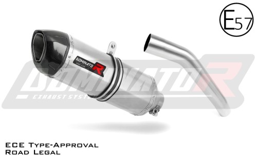 exhaust muffler DOMINATOR homologated road legal HP1 fits to Kawasaki Z750 2007  2012 3