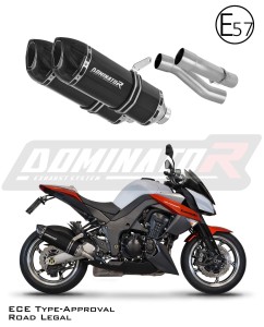 Kawasaki Z1000 2010 - 2013 Homologuotas išmetimas Duslintuvas HP1 BLACK