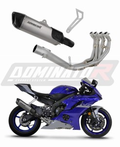 Yamaha YZF R6 2017 - 2023 Titaninė Full System išmetimo sistema Duslintuvas HP6 + dB killer