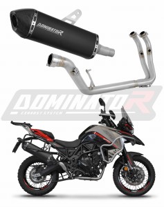 Benelli TRK 702 / TRK 702X 2023 - 2024 Pilna sistema Kolektorius išmetimas Duslintuvas HP7 BLACK + dB killer