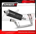 kompletny układ wydechowy z tłumikiem DOMINATOR Full System P7 CZARNY pasujący do motocykla Benelli TRK 702 / TRK 702X 2023 - 2024 2