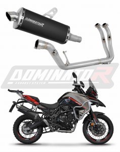 Benelli TRK 702 / TRK 702X 2023 - 2024 Pilna sistema Kolektorius išmetimas Duslintuvas P7 BLACK + dB killer
