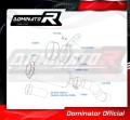 Kawasaki Z 900 A2 2020 - 2024 EU Approved EXHAUST Yamaha Muffler Auspuff Sportauspuff Silencer Echappement Silencieux Scarico Scarichi Escape Wydech Tłumik right side GP BLACK DOMINATOR 6