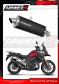 Suzuki DL 1000 V-Strom 2014 - 2016 Exhaust Muffler Auspuff Sportauspuff Silencer Echappement Silencieux Scarico Scarichi Escape Wydech Tłumik P7 BLACK DOMINATOR EXHAUST SYSTEM 1