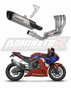Honda CBR 1000RR-R Fireblade / SP 2020 - 2024 Full Exhaust System Collector Silencer Titanium HP6 + dB killer