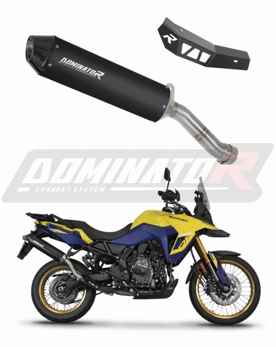 exhaust muffler DOMINATOR MX2 BLACK fits to Suzuki VStrom 800 SE / DE 2023  2024 5