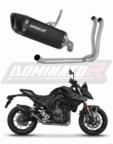 kompletny układ wydechowy z tłumikiem DOMINATOR Full System HP6 CZARNY pasujący do motocykla Suzuki GSX-8S / 8R 2022 - 2024 6
