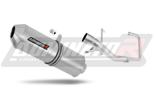 kompletny układ wydechowy z tłumikiem DOMINATOR Full System OVR pasujący do motocykla Yamaha YBR 125 2009 - 2018