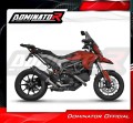 Ducati HYPERSTRADA 821 EXHAUST Muffler Auspuff Sportauspuff Silencer Echappement Silencieux Scarico Scarichi Escape Wydech Tłumik HP5 BLACK 2013 - 2015 Dominator 2