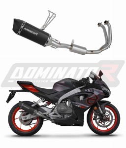 Aprilia RS 457 2024 - 2026 Pilna sistema Išmetimo kolektorius Duslintuvas HP6 BLACK + dB killer