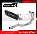 kompletny układ wydechowy z tłumikiem DOMINATOR Full System HP8 CZARNY pasujący do motocykla Yamaha MT-03 2020 - 2023 3