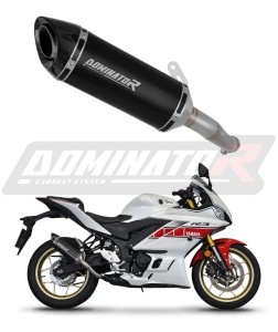 Yamaha YZF-R3 2019 - 2024 išmetimo sistema Duslintuvas HP8 BLACK + dB killer medium
