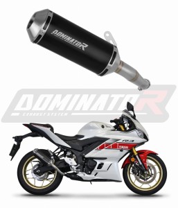 Yamaha YZF-R3 2019 - 2024 išmetimo sistema Duslintuvas OV G2 BLACK + dB killer medium