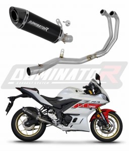 Yamaha YZF-R3 2019 - 2024 Pilna išmetimo sistema Duslintuvas HP8 BLACK + dB killer medium