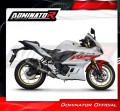 kompletny układ wydechowy z tłumikiem DOMINATOR Full System OV G2 CZARNY pasujący do motocykla Yamaha YZF-R3 2019 - 2024 6