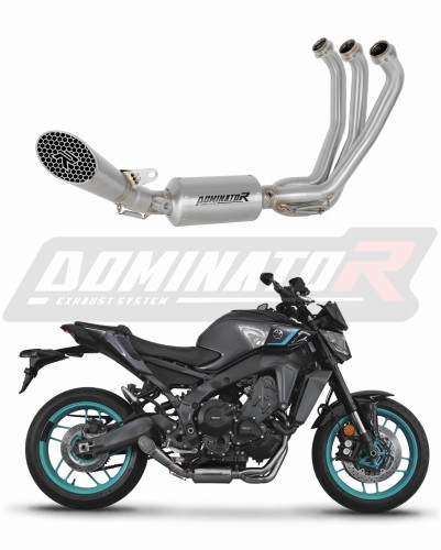 kompletny układ wydechowy z tłumikiem DOMINATOR Full System GP3 pasujący do motocykla Yamaha MT-09 2024