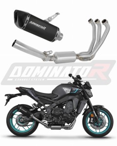 Yamaha MT-09 2024 pilna sistema išmetimo kolektorius duslintuvas HP6 BLACK + dB killer