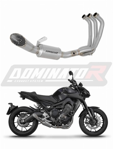 complete exhaust system with muffler DOMINATOR Full System GP3 fits to Yamaha MT09 2017  2020