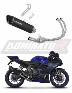 Yamaha YZF R7 2021 - 2024 RACE Full System EX išmetimo sistema Duslintuvas HP6 BLACK + dB killer