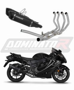 Suzuki GSX 1300 R Hayabusa 2021 - 2024 Full system Kolektorius išmetimas Duslintuvas HP6 BLACK