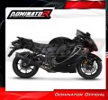 exhaust muffler DOMINATOR HP6 BLACK fits to Suzuki GSX 1300 R Hayabusa 2021  2026 4