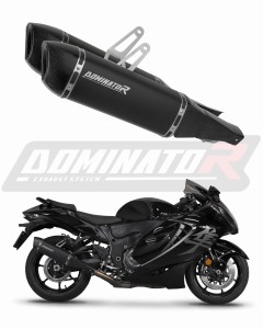 Suzuki GSX 1300 R Hayabusa 2021 - 2026 išmetimas Duslintuvas HP6 BLACK + dB killer
