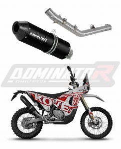 Kove 450 RALLY 2023 - 2025 Exhaust Silencer Muffler MX2 BLACK + dB killer