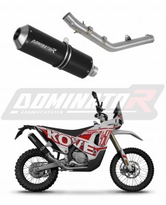 Kove 450 RALLY 2023 - 2025 Exhaust Silencer Muffler MX BLACK + dB killer