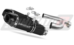 Aprilia SHIVER 900 2017 - 2019 išmetimo sistema duslintuvas HP1 BLACK + dB killer