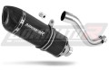 CBF 250 Rally EXHAUST Honda Muffler Auspuff Sportauspuff Silencer Echappement Silencieux Scarico Scarichi Escape Wydech Tłumik HP1 BLACK Carbon Tip 2017 - 2019 Dominator x