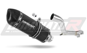 Honda NT 650 V DEAUVILLE RC47 1998 - 2005 išmetimo sistema duslintuvas HP1 BLACK + dB killer