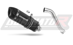 Honda XL 650 V TRANSALP 2001 - 2007 išmetimo sistema duslintuvas HP1 BLACK + dB killer