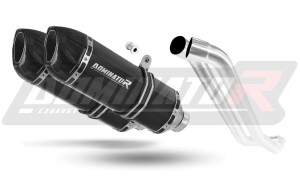 Honda XL 1000 V VARADERO  1999 - 2016 Exhaust Silencer Muffler HP1 BLACK + dB killer