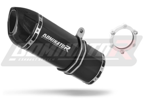 GT 650 EXHAUST Hyosung Muffler Auspuff Sportauspuff Silencer Echappement Silencieux Scarico Scarichi Escape Wydech Tłumik Carbon Tip HP1 BLACK Dominator  x