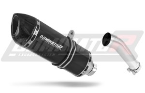 Kawasaki ER 5 500 1996 - 2006 išmetimo sistema duslintuvas HP1 BLACK + dB killer