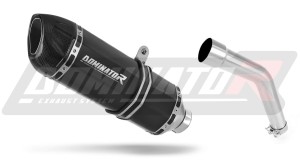 Kawasaki KLE 500 1991 – 2007 išmetimo sistema duslintuvas HP1 BLACK + dB killer