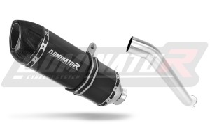 Kawasaki ZX6R 636 2003 - 2004 išmetimas duslintuvas HP1 BLACK + dB killer