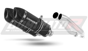 Kawasaki Z1000 2003 - 2006 išmetimo sistema duslintuvas HP1 BLACK + dB killer