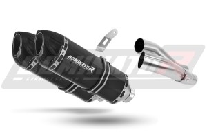 Kawasaki Z1000SX 2010 - 2013 išmetimo sistema duslintuvas HP1 BLACK + dB killer