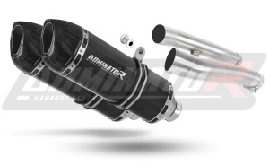 Kawasaki ZZR 1200 2002 - 2005 išmetimo sistemos duslintuvas HP1 BLACK + dB killer